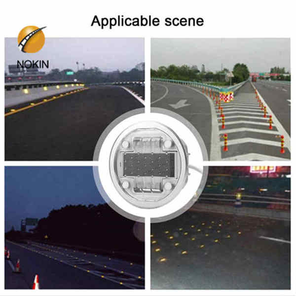 Bidirectional Blinking Solar Reflective Pavement Markers In 